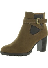 Style&co. Laleen Womens Leather Ankle Ankle Boots