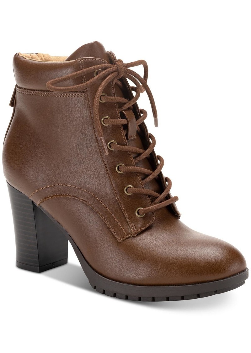 Style&co. Lucillee Womens Zipper Faux Leather Booties