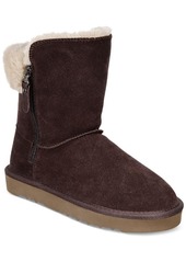 Style&co. Maevee Womens Leather Ankle Winter & Snow Boots