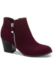 Style&co. Masrinaaf Womens Zipper Block Heel Booties