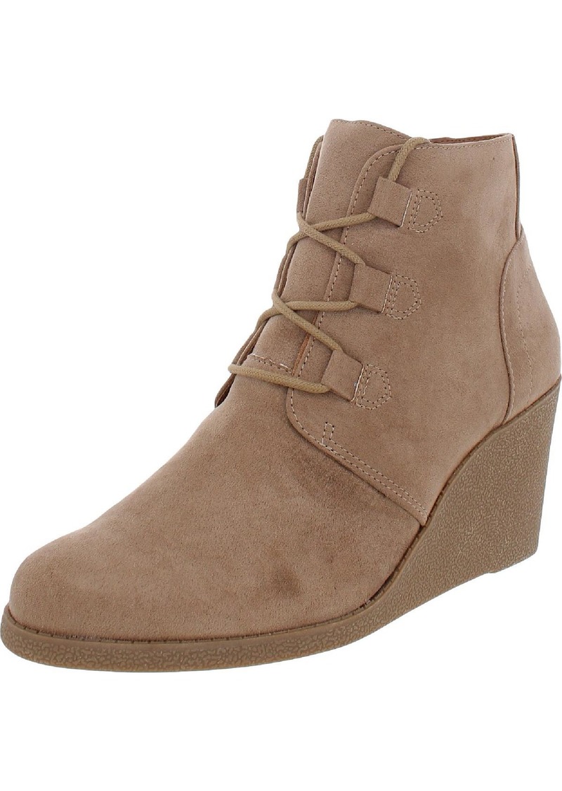 Style&co. Noellee Womens Padded Insole Wedge Boots