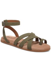 Style&co. Parnikka Womens Faux Leather Criss-Cross Slingback Sandals