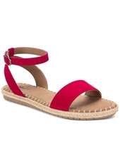 Style&co. Peggyy Womens Faux Suede Flat Ankle Strap