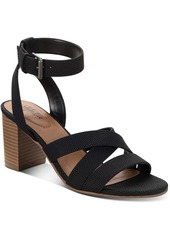 Style&co. Sabinaa Womens Faux Leather Strappy Block Heels