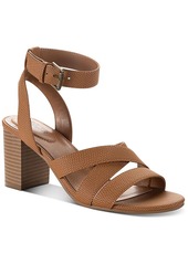 Style&co. Sabinaa Womens Faux Leather Strappy Block Heels