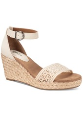 Style&co. Shirleyy Womens Faux Suede Platform Wedge Sandals