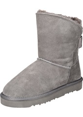 Style&co. Teenyy Womens Suede Faux Fur Lined Winter Boots