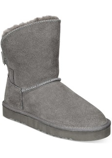 Style&co. Teenyy Womens Suede Pull On Ankle Boots