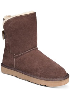 Style&co. Teenyy Womens Suede Pull On Ankle Boots