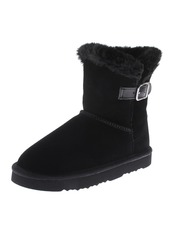 Style&co. Tiny 2 Womens Suede Faux Fur Lined Winter Boots