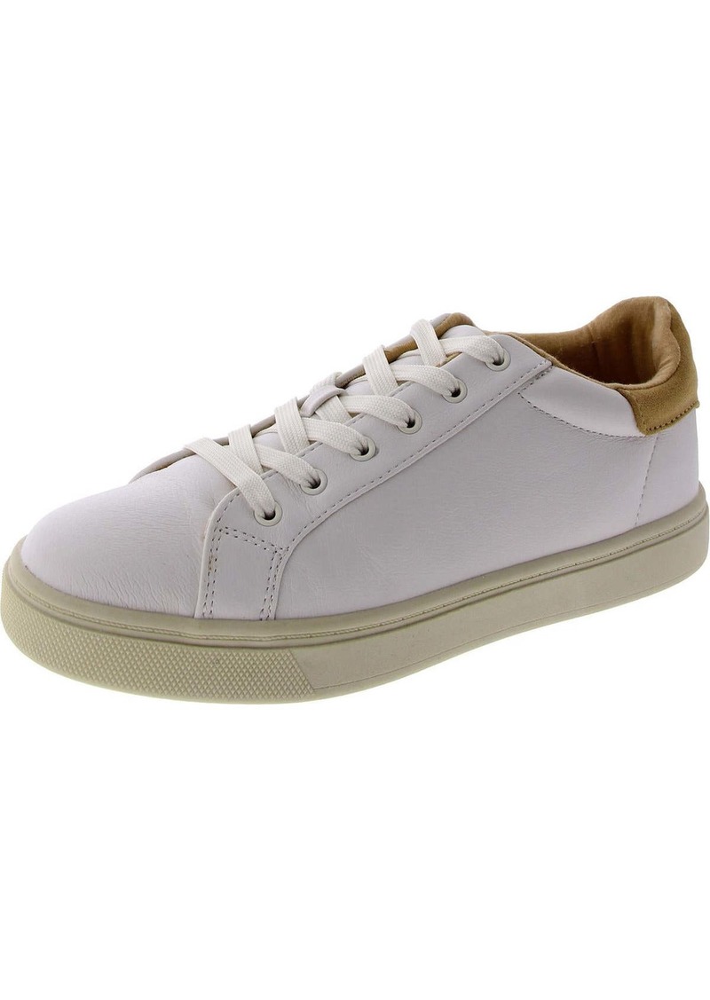 Style&co. Womens Faux Leather Trainer Casual And Fashion Sneakers