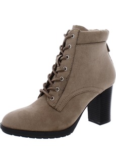 Style&co. Womens Faux Suede Almond Toe Booties