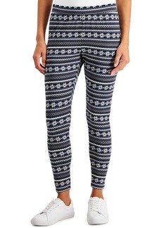 Style&co. Womens Knit Printed Leggings