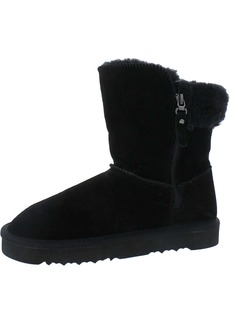 Style&co. Womens Suede Winter Shearling Boots