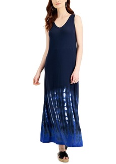 Style&co. Womens V-Neck Long Maxi Dress