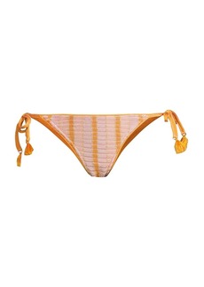 Suboo Biba Striped Low-Rise Bikini Bottom