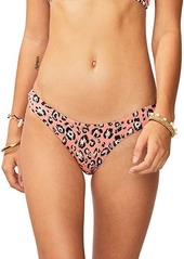 Suboo Cora Ring-Side Leopard-Print Bikini Bottom