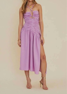Suboo Skylar Ruched Dress In Lavender