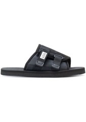 'Kaw-Cab' Black Sandals with Velcro Fastening in Nylon Man Suicoke