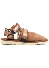 Suicoke shearling-lined closed toe sandals