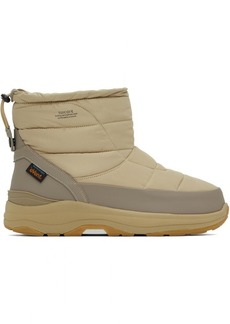 SUICOKE Beige BOWER-Mod-ev Boots