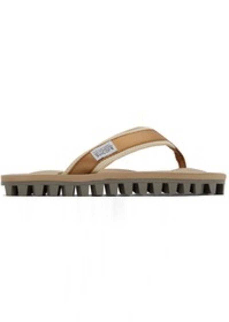 SUICOKE Beige JONO Flip Flops