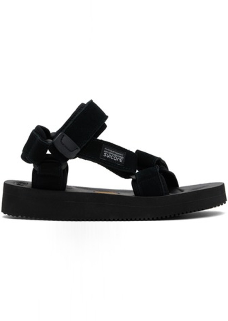 SUICOKE Black DEPA-V2S Sandals