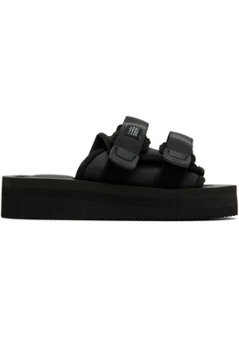SUICOKE Black MOTO-VPO Sandals
