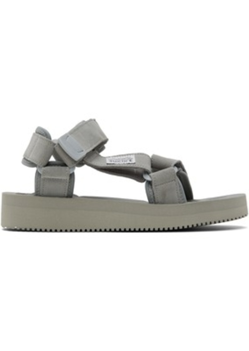 SUICOKE Gray DEPA-V2S Sandals