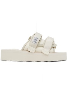 SUICOKE Off-White MOTO-PO Sandals