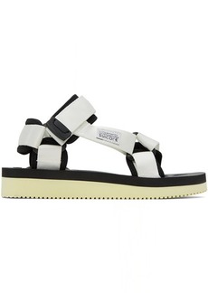 SUICOKE White & Black Depa-V2 sandals