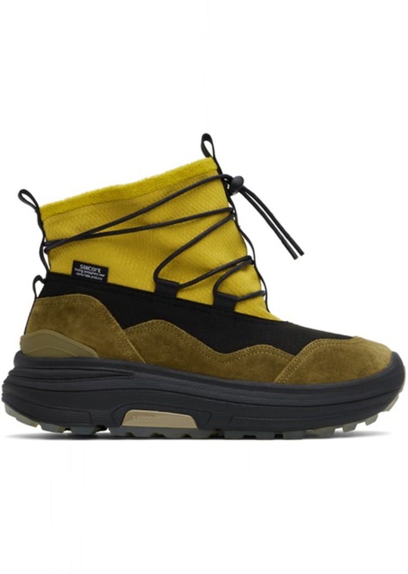 SUICOKE Yellow & Black ROBBS-2 Boots