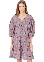 Sundry Ditsy Floral Woven Cotton Dress