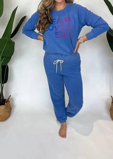 Sundry Jogger With Rainbow Cord In Blue