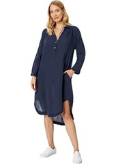 Sundry Long Sleeve Shirttail Dress