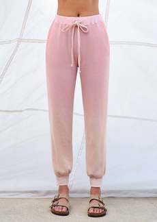Sundry Ombre Thermal Jogger In Parchment/peach