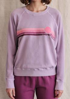 Sundry Rainbow Sweatshirt In Lavender