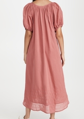 SUNDRY Bubble Sleeve Maxi Dress