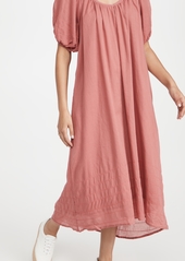 SUNDRY Bubble Sleeve Maxi Dress