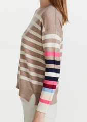 SUNDRY Multicolor Stripes Crew