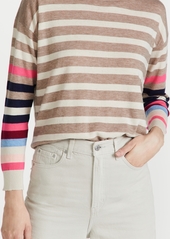 SUNDRY Multicolor Stripes Crew