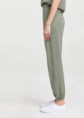 SUNDRY Ruched Waist Sweatpants