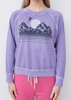 Sundry Women's Deep Valley Sweatshirt In Amethyst