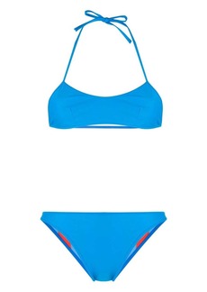 Sunnei reversible striped bikini set