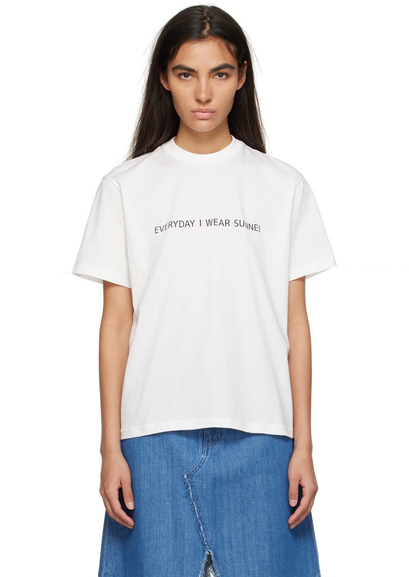 SUNNEI Off-White Classic EIWS T-Shirt