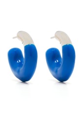 Sunnei two-tone half-hoop earrings
