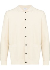 Sunspel buttoned-up knitted cardigan