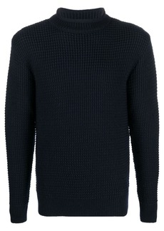 Sunspel crew-neck ribbed-knit jumper