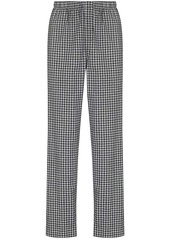 Sunspel gingham check pajama trousers
