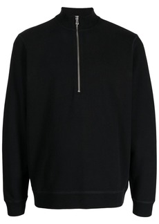 Sunspel half-zip front sweatshirt